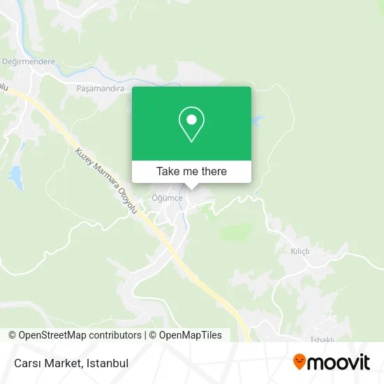 Carsı Market map