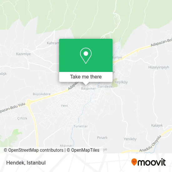 Hendek map