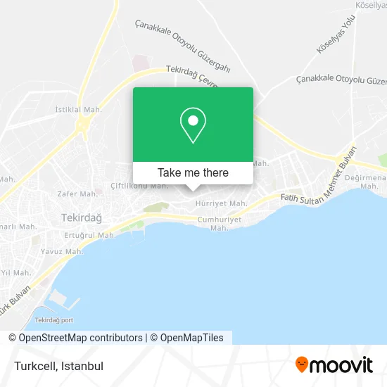 Turkcell map