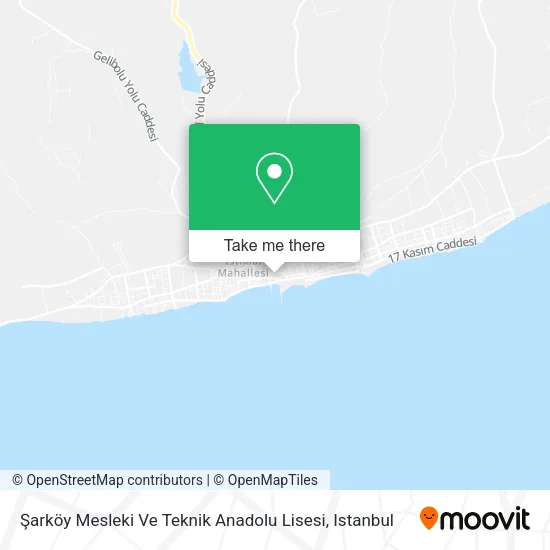 Şarköy Mesleki Ve Teknik Anadolu Lisesi map