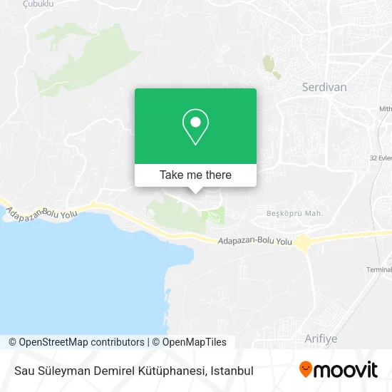 Sau Süleyman Demirel Kütüphanesi map