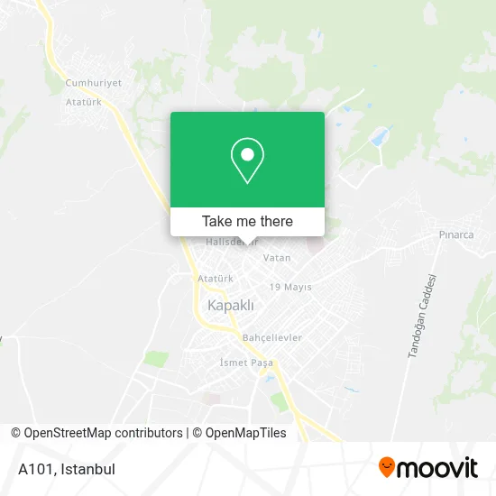 A101 map