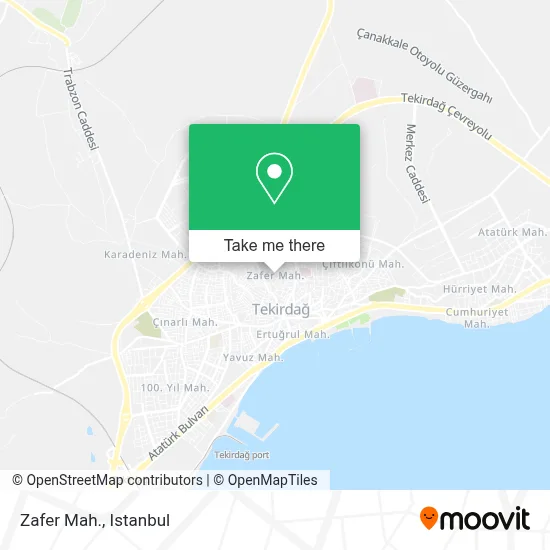 Zafer Mah. map