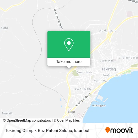 Tekirdağ Olimpik Buz Pateni Salonu map