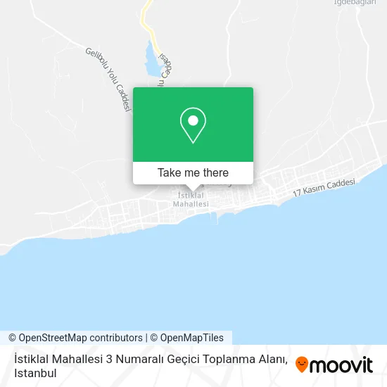 İstiklal Mahallesi 3 Numaralı Geçici Toplanma Alanı map