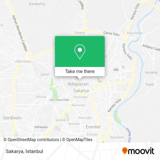 Sakarya map