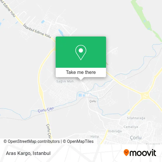 Aras Kargo map