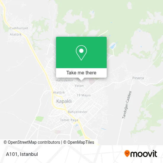 A101 map
