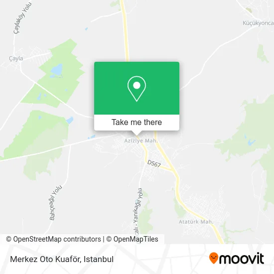 Merkez Oto Kuaför map