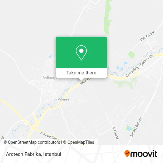 Arctech Fabrika map
