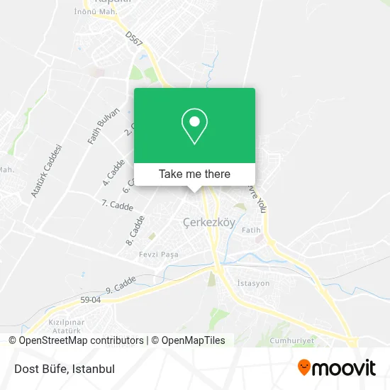 Dost Büfe map