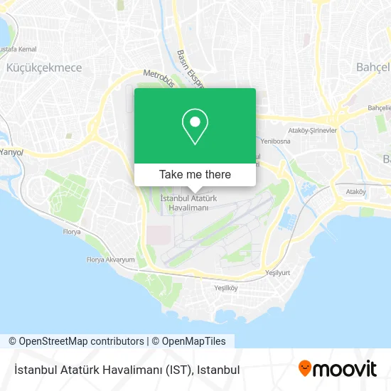 İstanbul Atatürk Havalimanı (IST) map