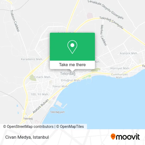 Civan Medya map
