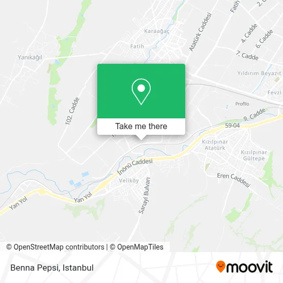 Benna Pepsi map
