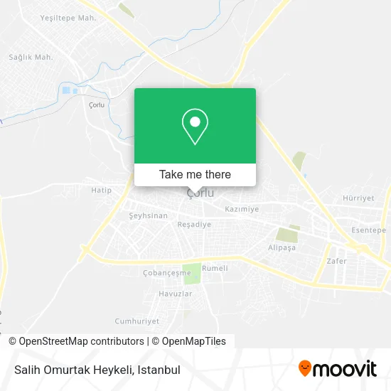Salih Omurtak Heykeli map