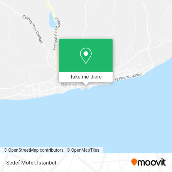 Sedef Motel map