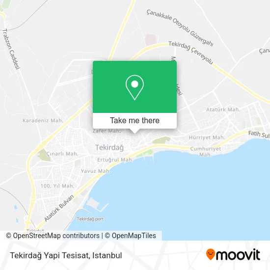 Tekirdağ Yapi Tesisat map
