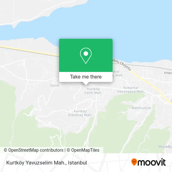 Kurtköy Yavuzselim Mah. map