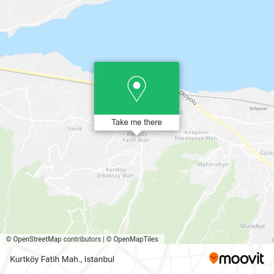 Kurtköy Fatih Mah. map