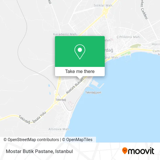 Mostar Butik Pastane map