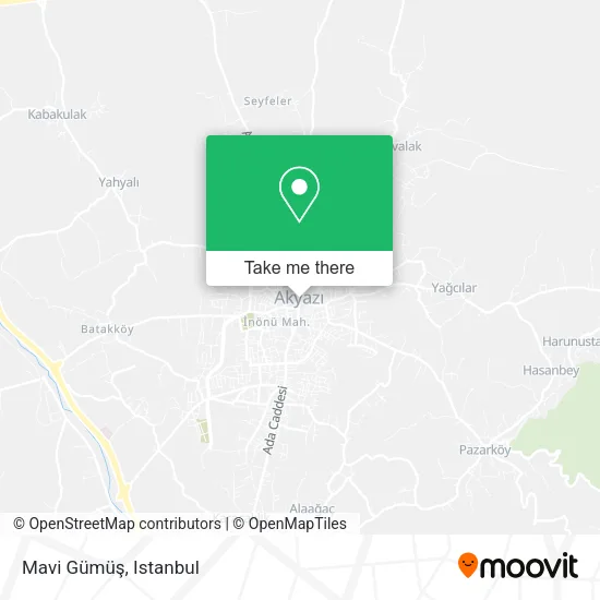 Mavi Gümüş map