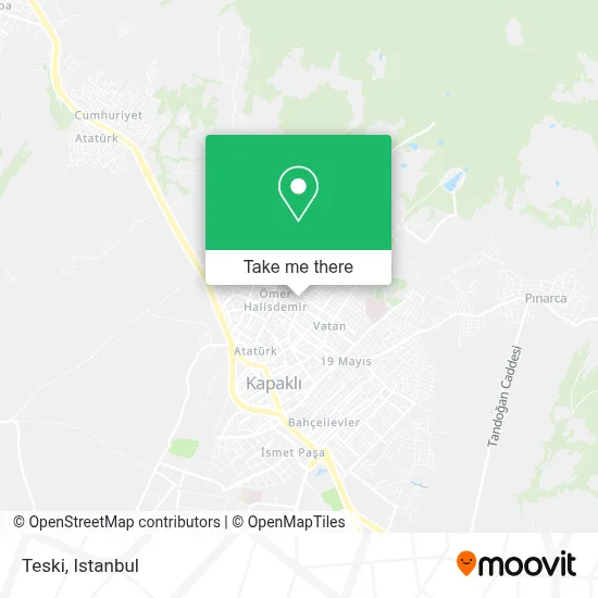 Teski map