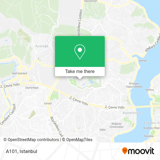 A101 map