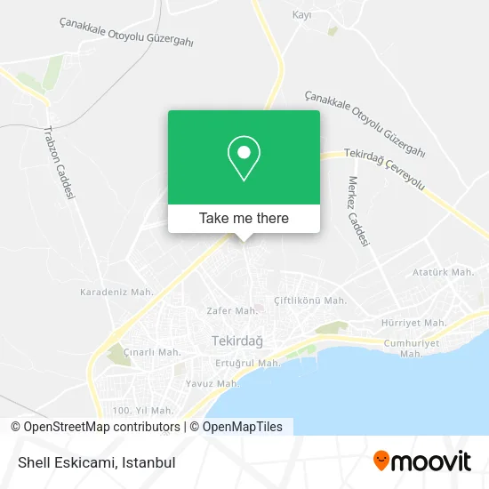 Shell Eskicami map