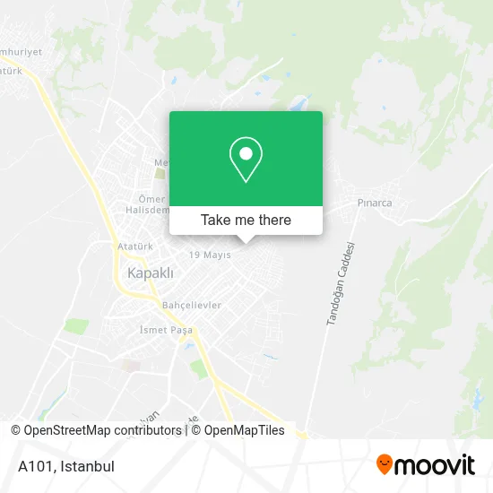 A101 map