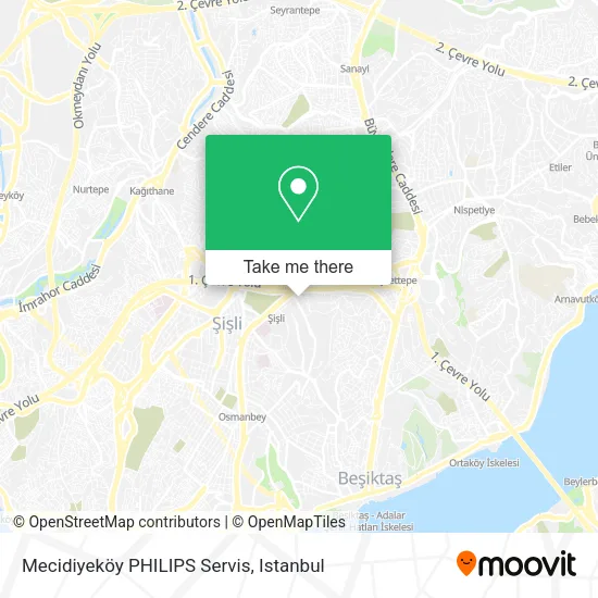 Mecidiyeköy PHILIPS Servis map