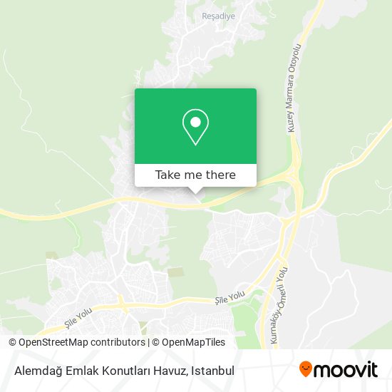 Alemdağ Emlak Konutları Havuz map