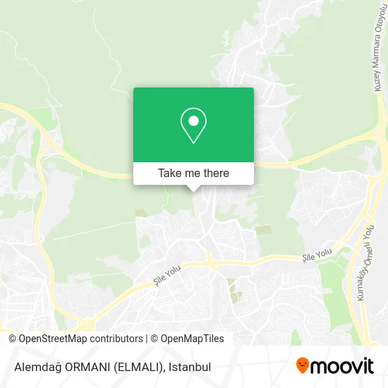 Alemdağ ORMANI (ELMALI) map