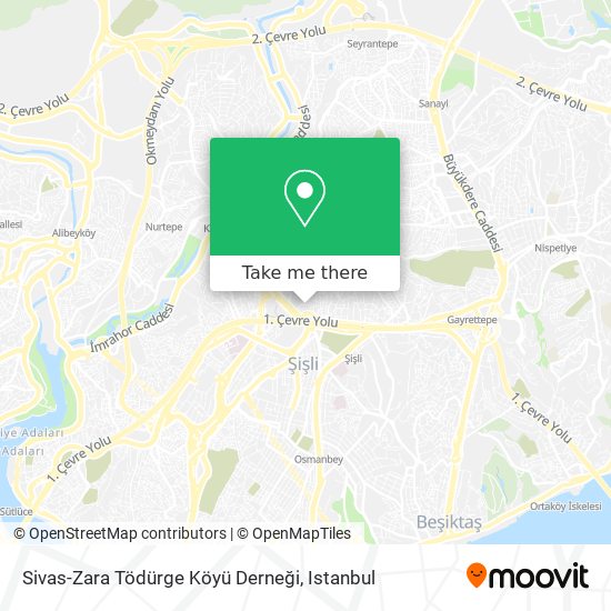 Sivas-Zara Tödürge Köyü Derneği map