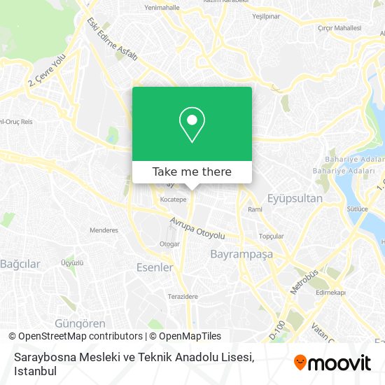 Saraybosna Mesleki ve Teknik Anadolu Lisesi map