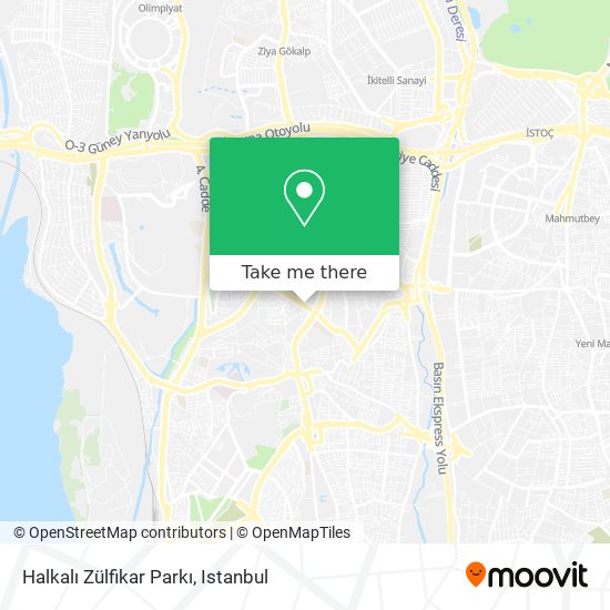 Halkalı Zülfikar Parkı map