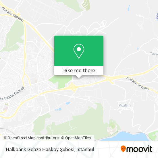 Halkbank Gebze Hasköy Şubesi map