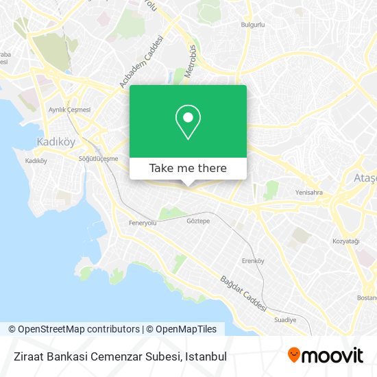 Ziraat Bankasi Cemenzar Subesi map