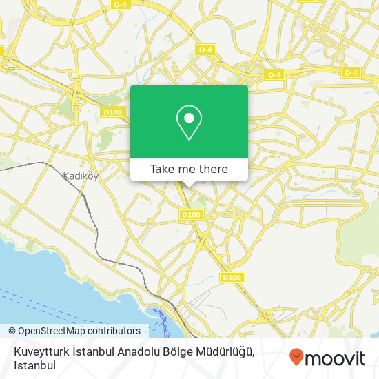 Kuveytturk İstanbul Anadolu Bölge Müdürlüğü map