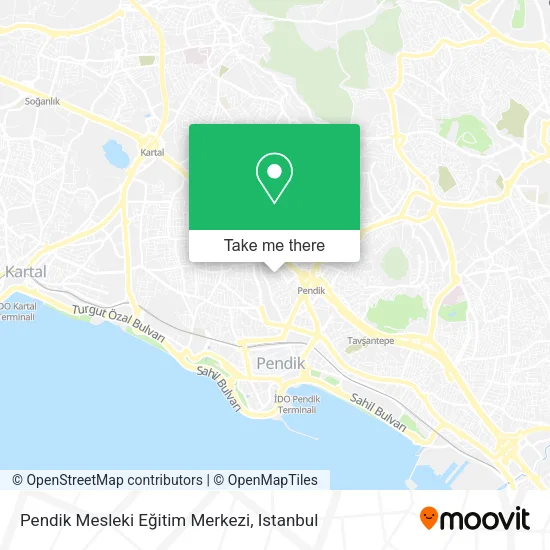 Pendik Mesleki Eğitim Merkezi map