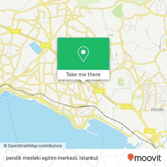 pendik mesleki egitim merkezii map