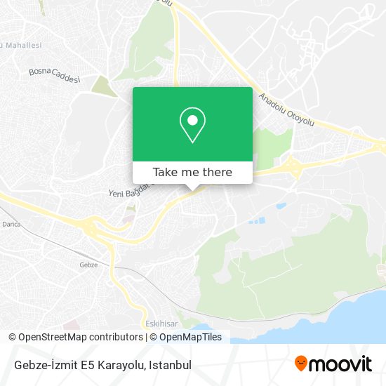 Gebze-İzmit E5 Karayolu map