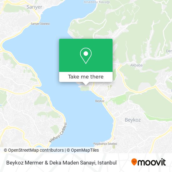 Beykoz Mermer & Deka Maden Sanayi map