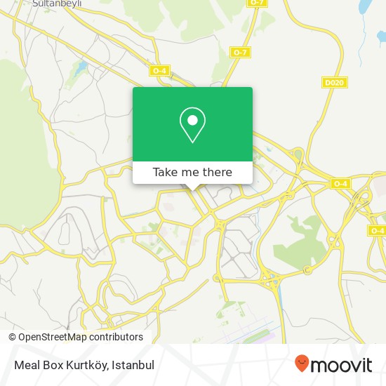 Meal Box Kurtköy map