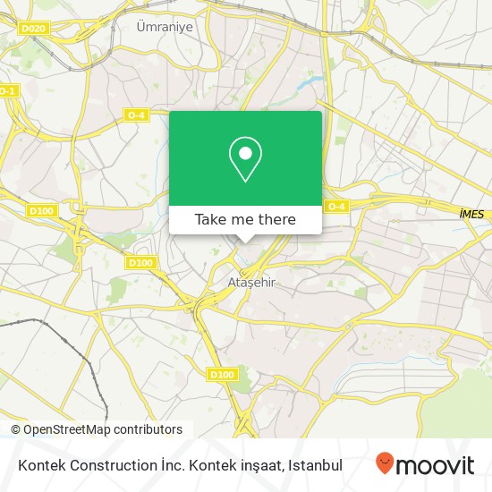 Kontek Construction İnc. Kontek inşaat map