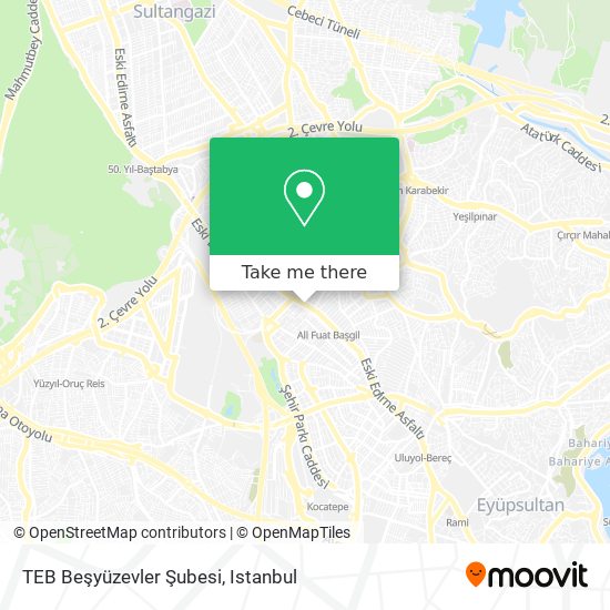 TEB Beşyüzevler Şubesi map