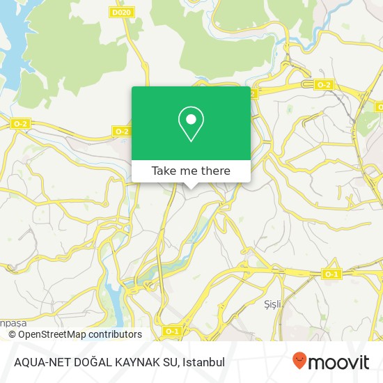 AQUA-NET DOĞAL KAYNAK SU map