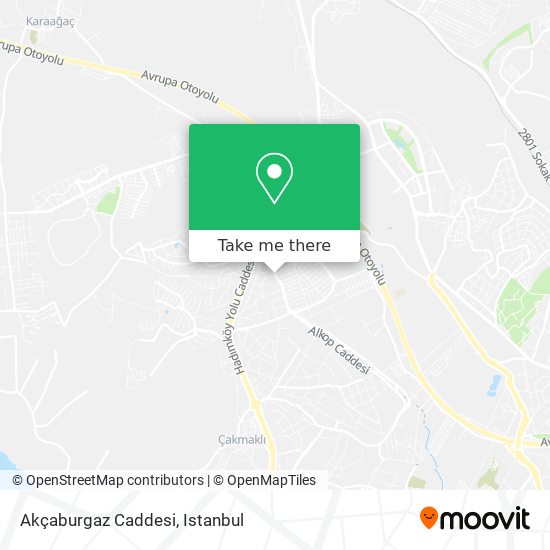Akçaburgaz Caddesi map