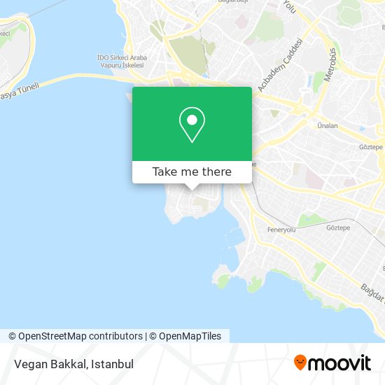 Vegan Bakkal map