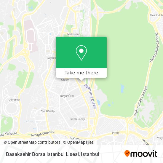 Basaksehir Borsa Istanbul Lisesi map