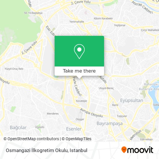 Osmangazi İlkogretim Okulu map